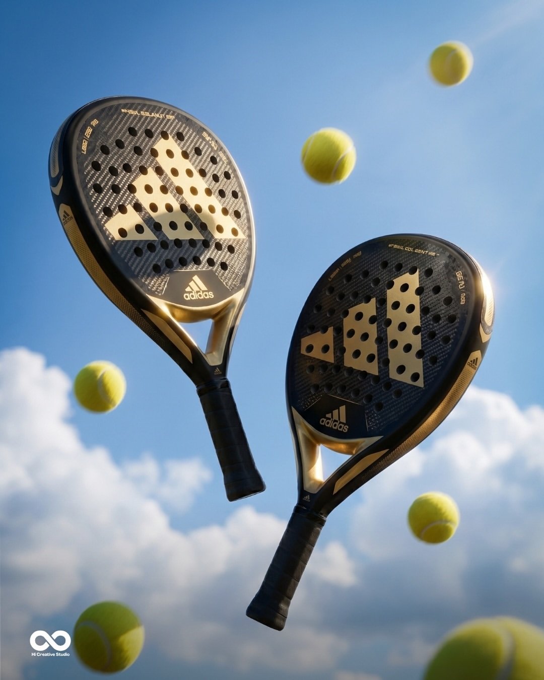 AI Adidas padel premium visual