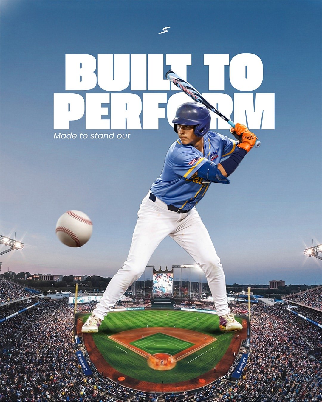 AI Stinger baseball gear campaign
